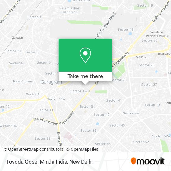 Toyoda Gosei Minda India map