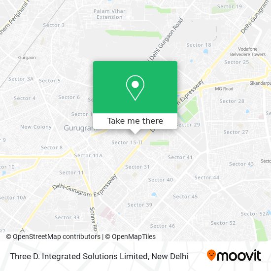 Three D. Integrated Solutions Limited map