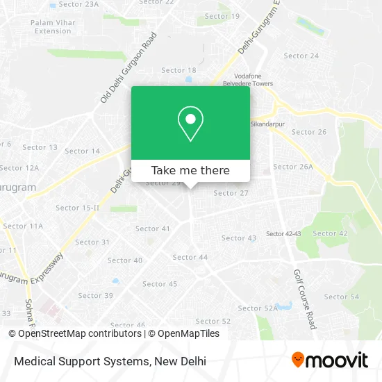 Medical Support Systems map