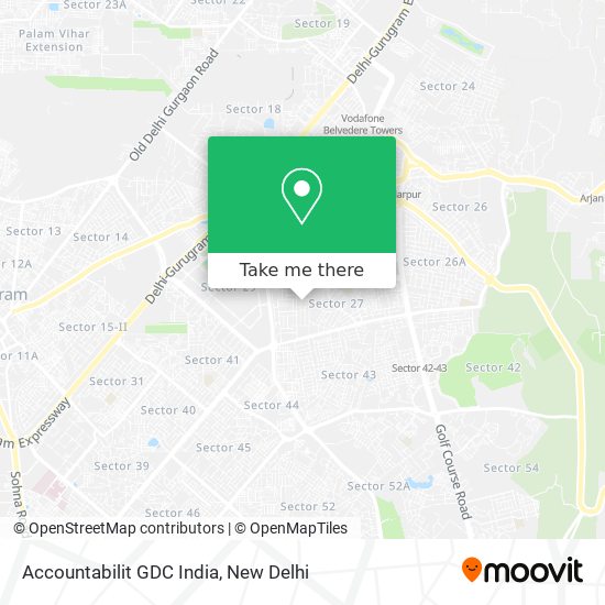 Accountabilit GDC India map