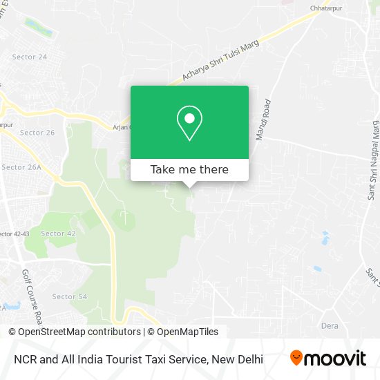 NCR and All India Tourist Taxi Service map