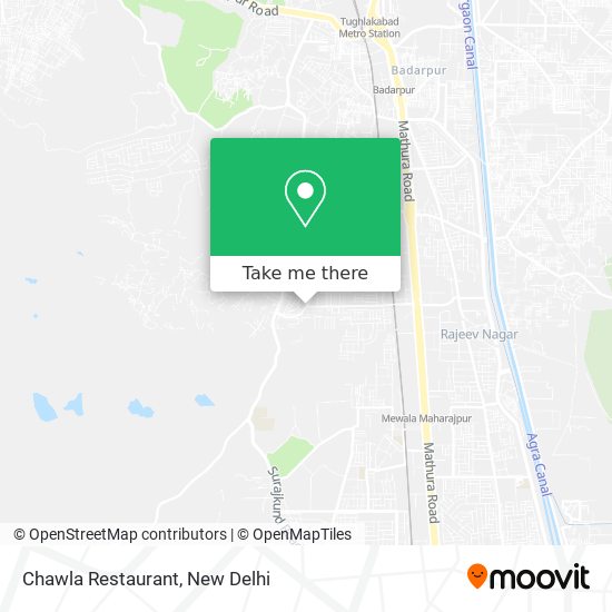Chawla Restaurant map