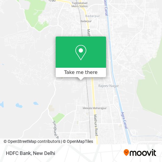 HDFC Bank map