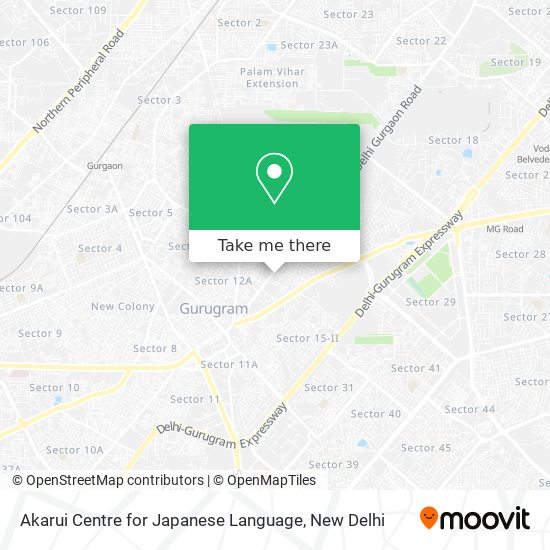 Akarui Centre for Japanese Language map