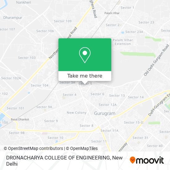 DRONACHARYA COLLEGE OF ENGINEERING map