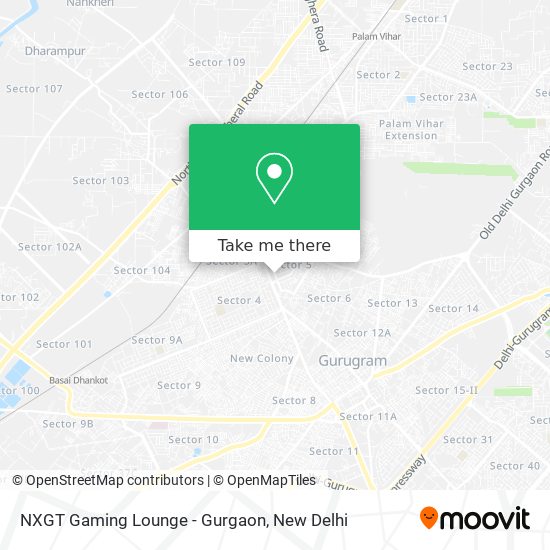 NXGT Gaming Lounge - Gurgaon map