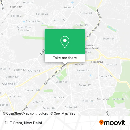 DLF Crest map