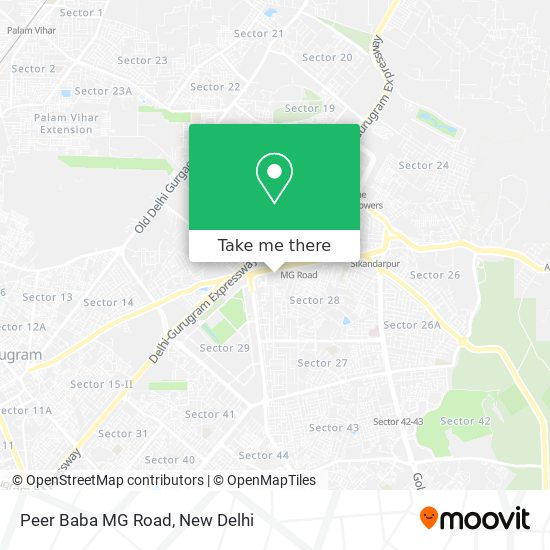 Peer Baba MG Road map