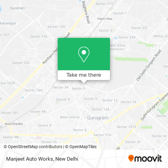 Manjeet Auto Works map