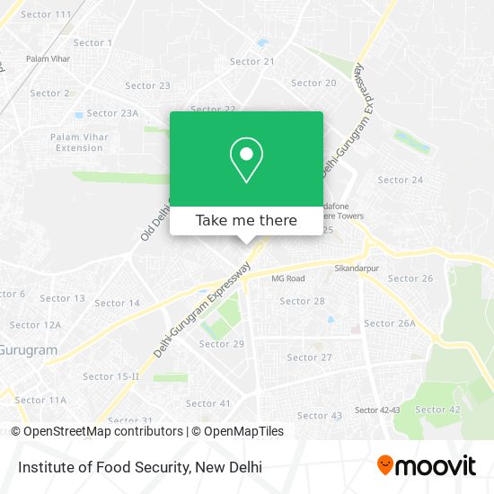 Institute of Food Security map