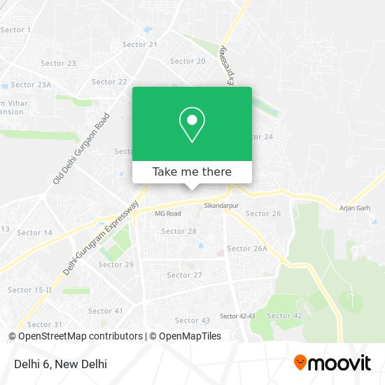 Delhi 6 map