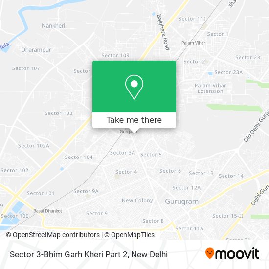 Sector 3-Bhim Garh Kheri Part 2 map