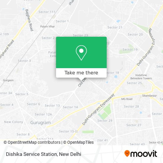 Dishika Service Station map