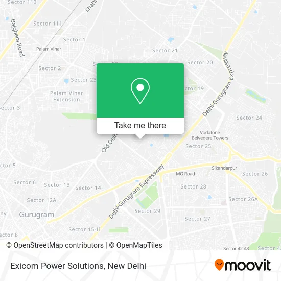 Exicom Power Solutions map