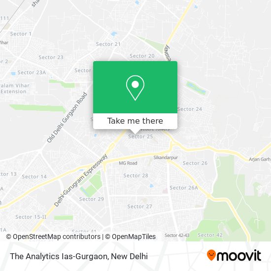 The Analytics Ias-Gurgaon map