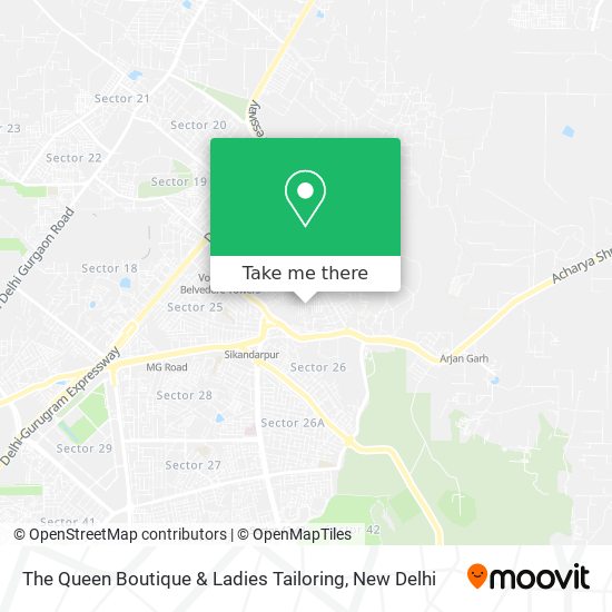 The Queen Boutique & Ladies Tailoring map