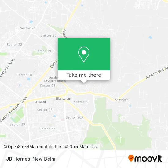 JB Homes map