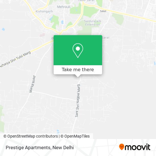 Prestige Apartments map