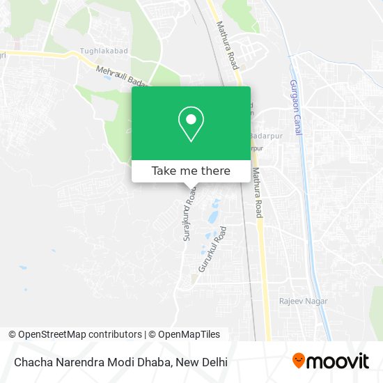 Chacha Narendra Modi Dhaba map