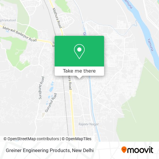 Greiner Engineering Products map