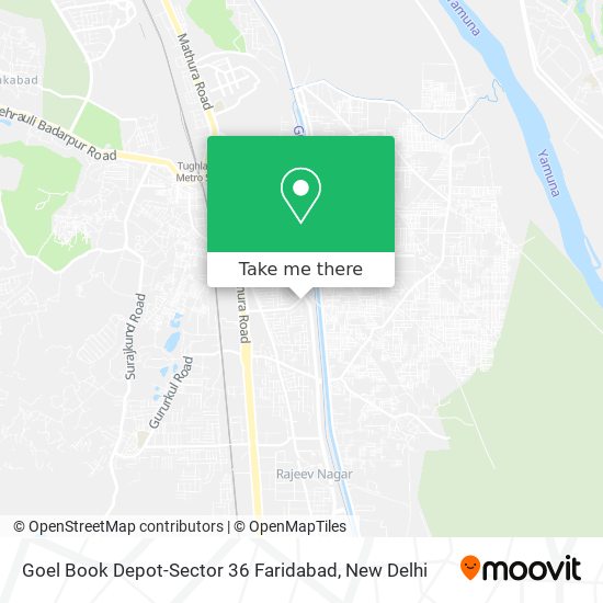 Goel Book Depot-Sector 36 Faridabad map