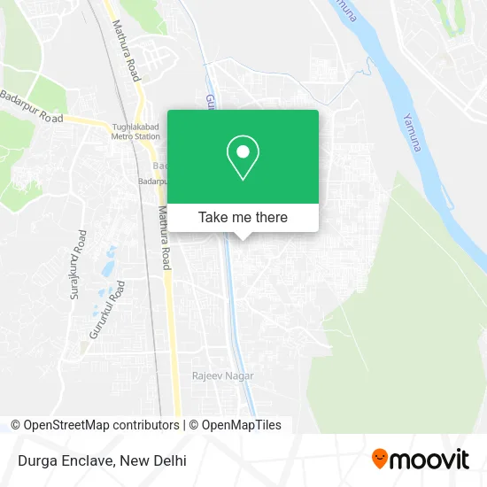 Durga Enclave map