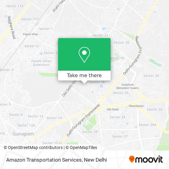 Amazon Transportation Services map