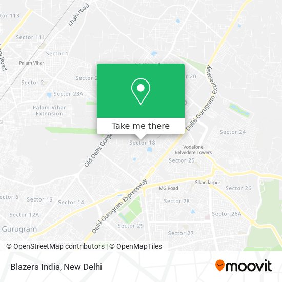 Blazers India map