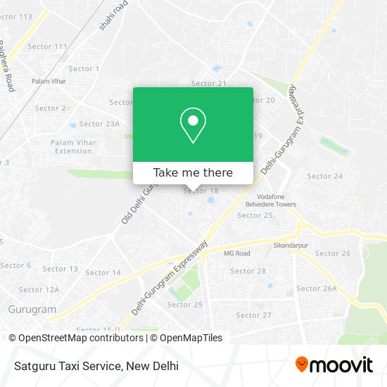 Satguru Taxi Service map