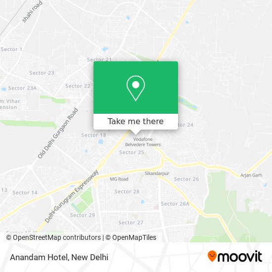 Anandam Hotel map