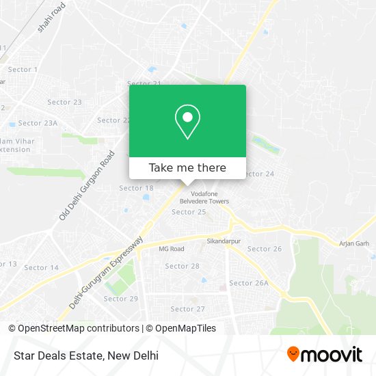 Star Deals Estate map