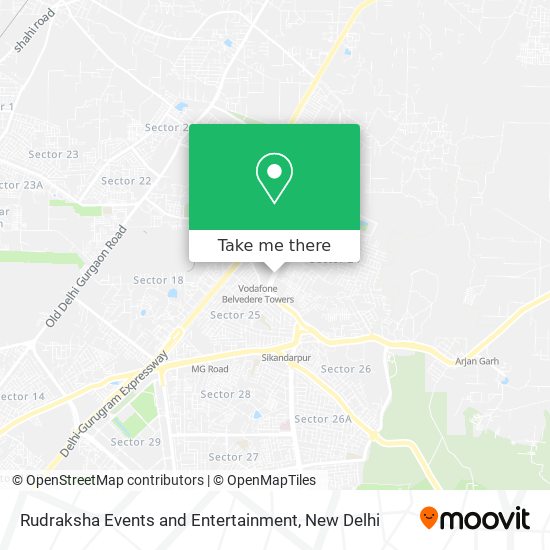 Rudraksha Events and Entertainment map