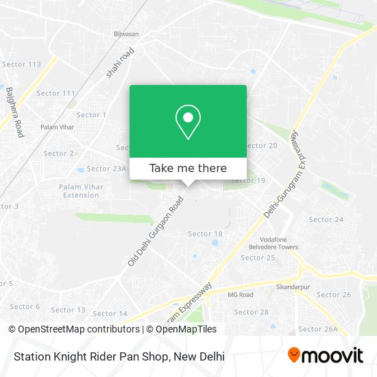 Station Knight Rider Pan Shop map