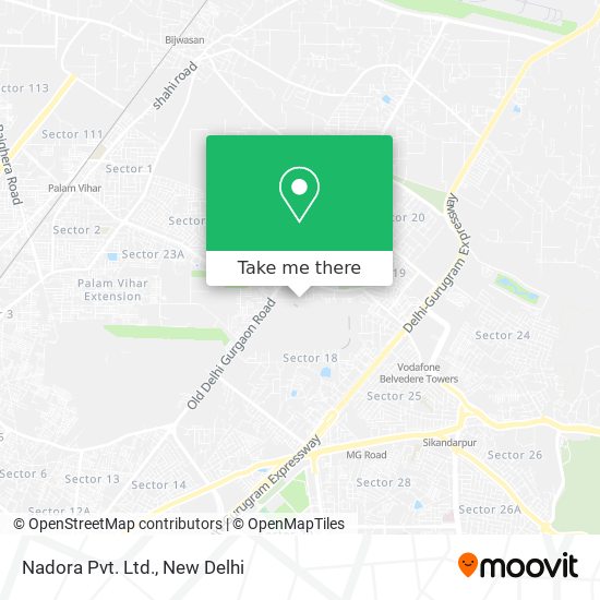 Nadora Pvt. Ltd. map