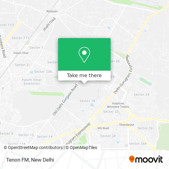 Tenon FM map