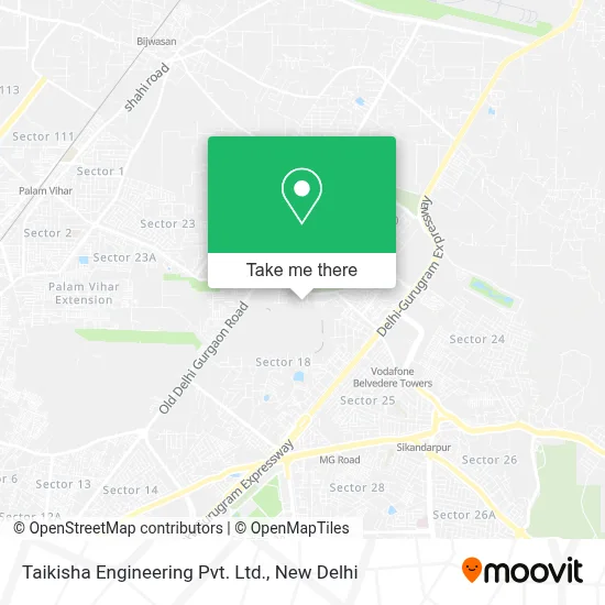 Taikisha Engineering Pvt. Ltd. map