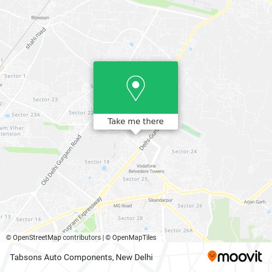 Tabsons Auto Components map