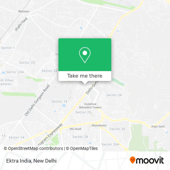 Ektra India map