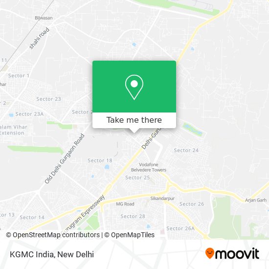 KGMC India map