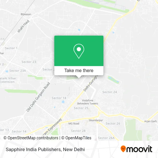 Sapphire India Publishers map