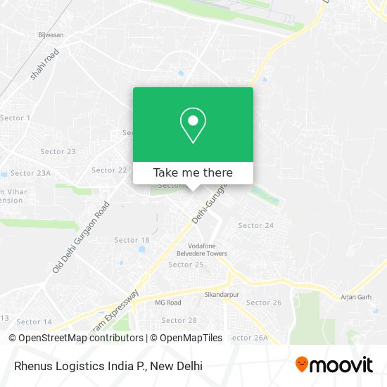 Rhenus Logistics India P. map