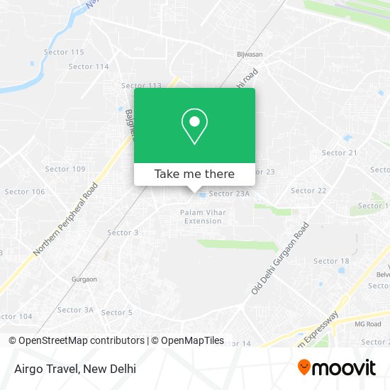 Airgo Travel map