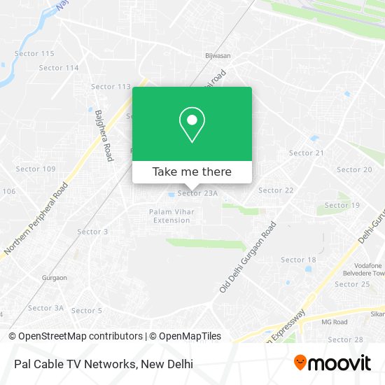 Pal Cable TV Networks map