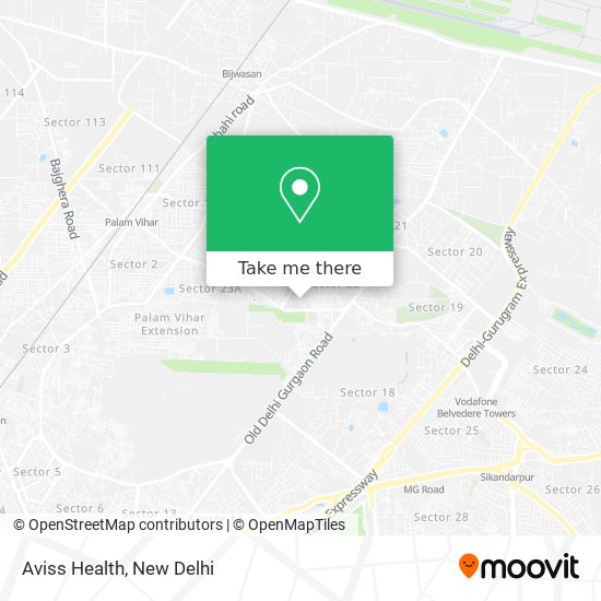 Aviss Health map