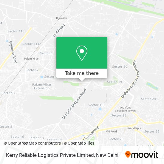 Kerry Reliable Logistics Private Limited map