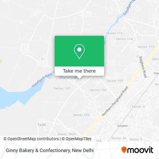 Ginny Bakery & Confectionery map