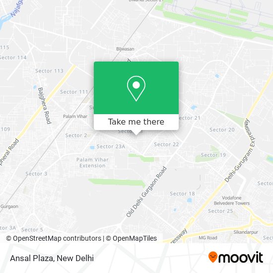 Ansal Plaza map