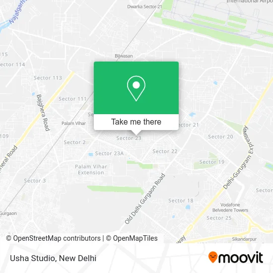 Usha Studio map