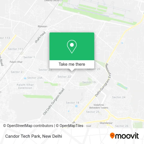 Candor Tech Park map