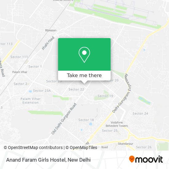 Anand Faram Girls Hostel map